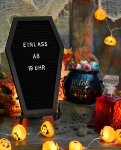 Sarg Buchstabentafel 14 Sarg Buchstabentafel -Halloween Lieferungen sarg buchstabentafel coffin letterboard halloween und gothic deko 51485 2