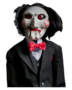 SAW Puppe Billy -Halloween Lieferungen saw billy puppe originale horrorfilm sammler puppe aus james wans saw lizenzierte horrorpuppe fuer jig saw fans 28972 2