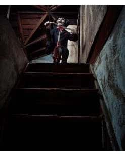 SAW Puppe Billy -Halloween Lieferungen saw billy puppe originale horrorfilm sammler puppe aus james wans saw lizenzierte horrorpuppe fuer jig saw fans 28972 5