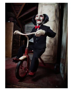 SAW Puppe Billy -Halloween Lieferungen saw billy puppe originale horrorfilm sammler puppe aus james wans saw lizenzierte horrorpuppe fuer jig saw fans 28972 6