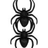 2 Schwarze Glitzer Spinnen 2 2 Schwarze Glitzer Spinnen -Halloween Lieferungen schwarze glitter spinne 2 st edle halloween dekoration elegante gothic ungeziefer deko 28685
