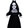 Horror Puppe Mit Licht Hängefigur 75cm -Halloween Lieferungen schwarze horror puppe mit licht black horror doll with light halloween haenge deko 53369