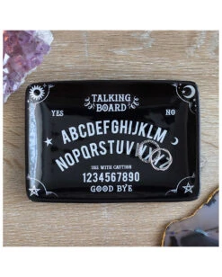 Schwarze Hexenbrett Keramik Schmuckschale 5 Schwarze Hexenbrett Keramik Schmuckschale -Halloween Lieferungen schwarze ouija brett keramik schmuckschale black spirit board trinket dish gothic wohnaccessoire 51195 02
