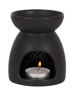 Schwarzer Pentagramm Duftöl Brenner 7 Schwarzer Pentagramm Duftöl Brenner -Halloween Lieferungen schwarze pentagram duftoel lampe schwarzer pentagram duftoel brenner black pentagram fragrance oil lamp 50641 02