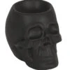 Schwarzer Totenschädel Duftöl Teelichthalter 2 Schwarzer Totenschädel Duftöl Teelichthalter -Halloween Lieferungen schwarzer totenkopf duftoel teelichthalter schwarzer totenschaedel duftoel halter black skull oil burner tealight holder 50821 01