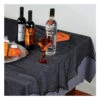 Schwarze Deko Tischdecke -Halloween Lieferungen schwarzer halloween dekostoff feinmaschige tischdecke als halloween deko 24594