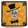 Sugar Skull Servietten 16 St. -Halloween Lieferungen servietten day of the dead halloween papierservietten sugar skull servietten halloween totenkopf papiertuecher tag der toten halloween napkins 26598 02