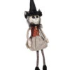 Plüsch Kantenhocker Skelett Frau 66cm -Halloween Lieferungen skelett frau pluesch kantenhocker 66cm skeleton woman plush shelf sitter kantenhocker deko halloween 54151