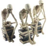 Skelette Auf Bücher Sitzend 3 Stück Als Set 35cm 1 Skelette Auf Bücher Sitzend 3 Stück Als Set 35cm -Halloween Lieferungen skelette auf buecher sitzend skeleton sitting on books skelett deko 54789 01