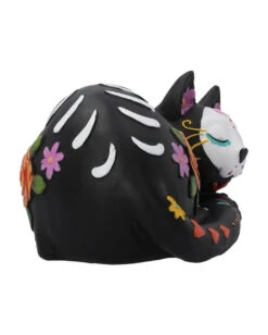 Schlafende Sugar Skull Katze 22cm -Halloween Lieferungen sleepy sugar skull katze schlafende sugar skull katze sleepy sugar skull cat 50725 06