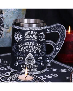 Ouija Board Bierkrug -Halloween Lieferungen spirit board biekrug ouija board bierkrug spirit board tankard halloween tischdeko 51070 06