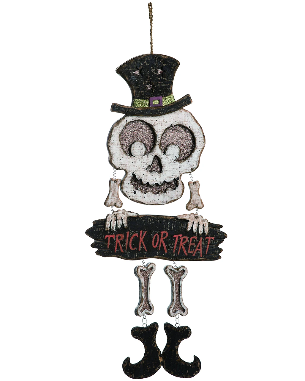 Spooky Skelett Holzschild Trick Or Treat 3 Spooky Skelett Holzschild Trick Or Treat