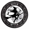 Spooky Hexen Untersetzer -Halloween Lieferungen spooky witch untersetzer spooky witch coaster gothic homeware halloween homeware 51689 01