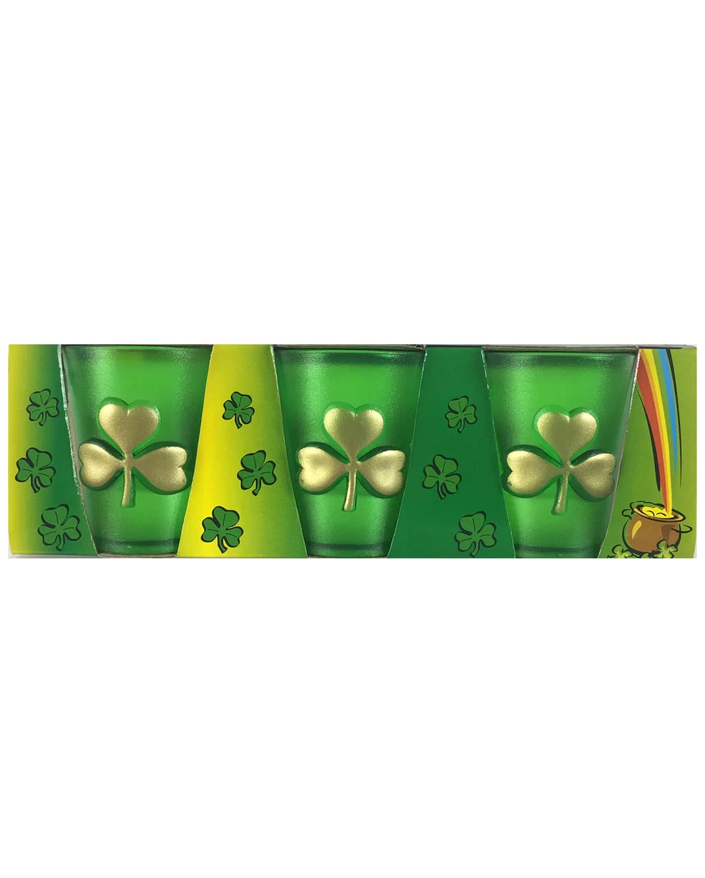 St. Patricks Day Schnapsglas Kleeblatt 3 St. Patricks Day Schnapsglas Kleeblatt