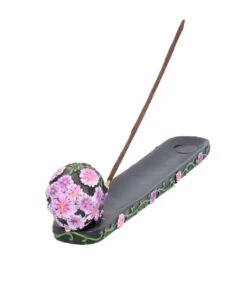 Sugar Skull Mit Blumen Räucherstäbchen Halter 12 Sugar Skull Mit Blumen Räucherstäbchen Halter -Halloween Lieferungen sugar skull mit flowers raeucherstaebchen halter sugar skull with flowers incense burner 50735 05