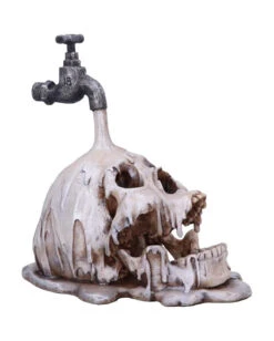 Tapped Drowning Totenkopf -Halloween Lieferungen tapped drowning totenschaedel deko gothic halloween und horror deko tapped drowning skull decor 51004 4