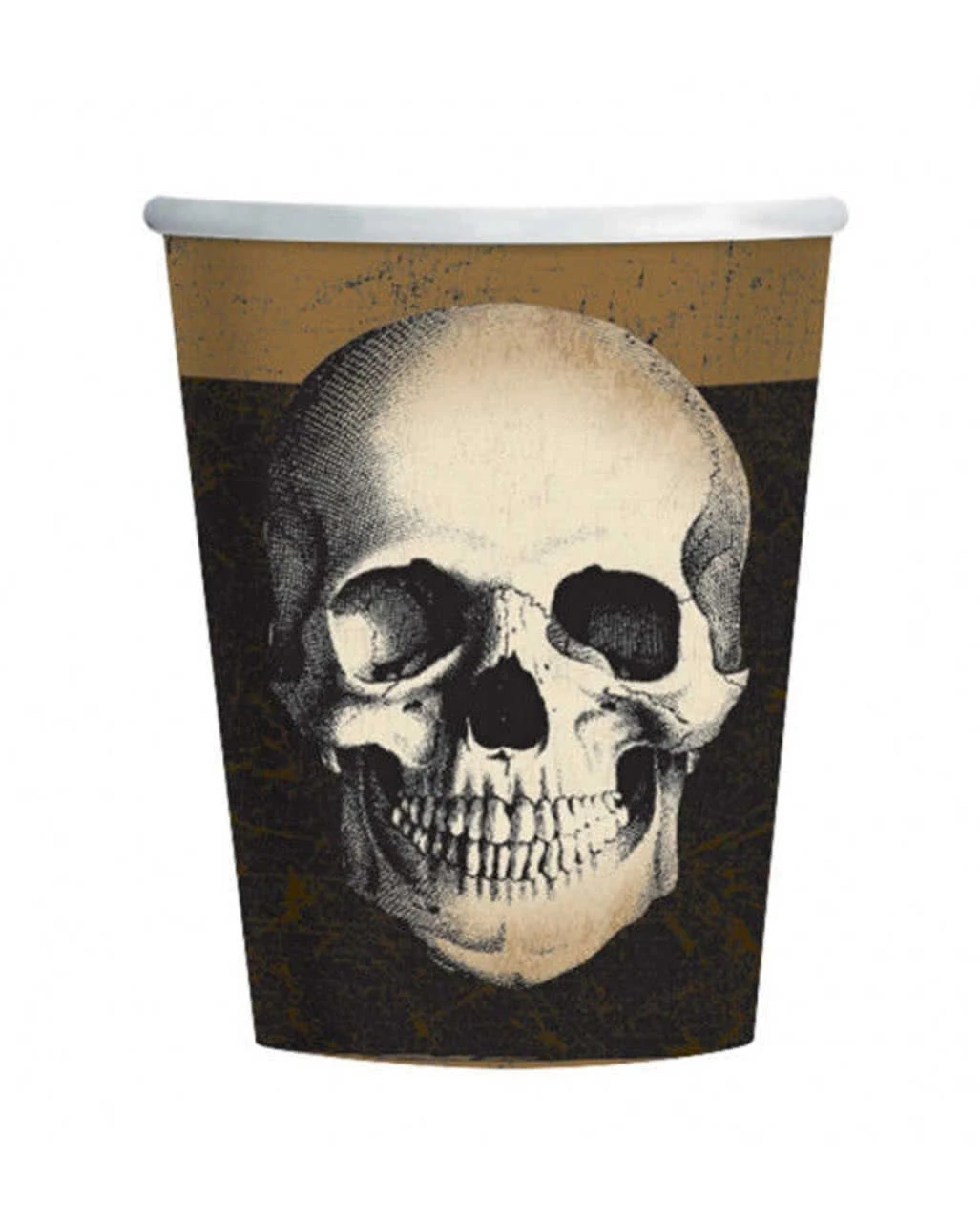 Totenschädel Boneyard Pappbecher 10 St. 3 Totenschädel Boneyard Pappbecher 10 St.