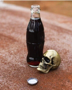 Crack One Open Totenschädel Flaschenöffner -Halloween Lieferungen totenkopf flaschenoeffner totenschaedel flaschenoeffner skull bottle opener halloween homeware 54164 03