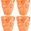 4er Pack Totenschädel Schnapsglas -Halloween Lieferungen totenkopf shotglas 4 stueck totenschaedel schnapsglaeser halloween skull shots 35995 orange
