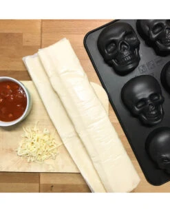 Totenschädel Silikon Backform -Halloween Lieferungen totenkopf silikon backform totenschaedel silikon backform skull silicon backing dish 51046 03