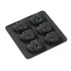Totenschädel Eiswürfelform Aus Silikon 2er Set -Halloween Lieferungen totenkopf silikon eiswuerfelform totenschaedel silikon eiswuerfelform skull silicon ice cube dish 51048 01