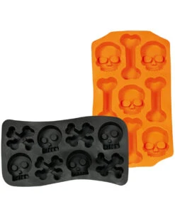 Totenschädel & Knochen Eiswürfel Form 1 St.