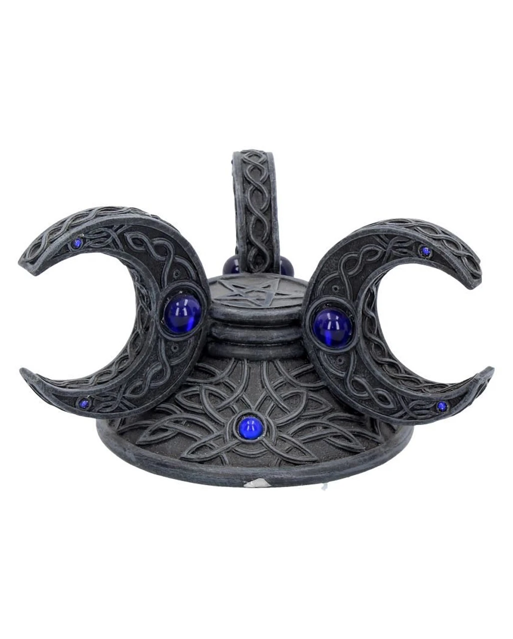 Dreifach Mond Kristallkugel Halter 10cm 3 Dreifach Mond Kristallkugel Halter 10cm