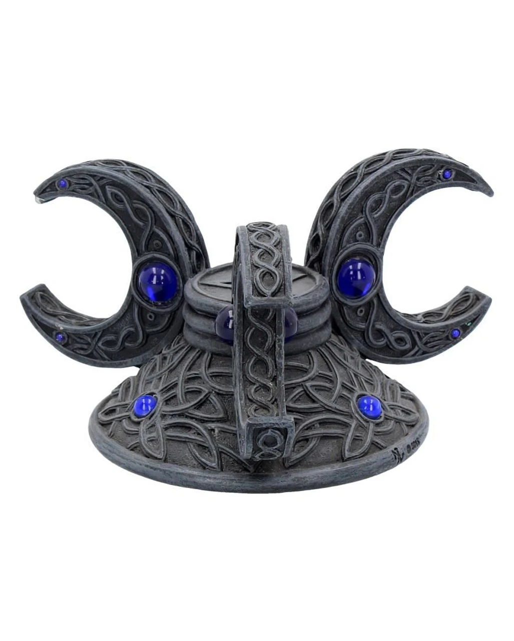 Dreifach Mond Kristallkugel Halter 10cm 6 Dreifach Mond Kristallkugel Halter 10cm – Bild 4