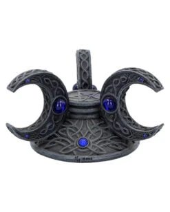 Dreifach Mond Kristallkugel Halter 10cm 12 Dreifach Mond Kristallkugel Halter 10cm -Halloween Lieferungen triple moon kristallkugel halter triple moon wahrsagekugel halter triple moon crystal ball holder 50793 05