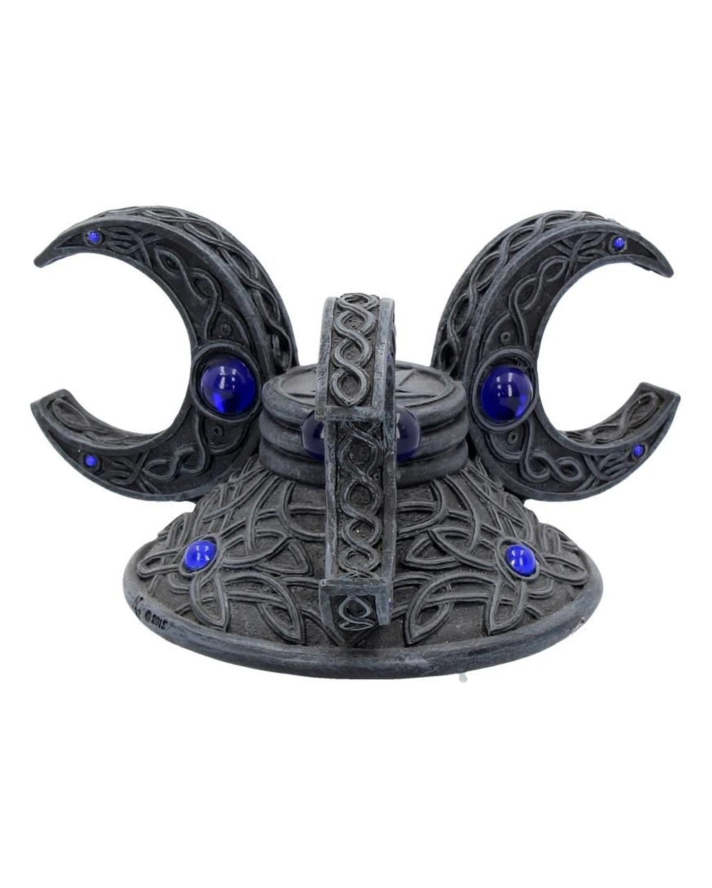 Dreifach Mond Kristallkugel Halter 10cm 8 Dreifach Mond Kristallkugel Halter 10cm – Bild 6