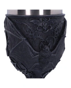 Gothic Vampirfledermaus Weinkelch -Halloween Lieferungen vampirfledermaus weinkelch gothic deko und wohnaccessoires dark fang goblet 52213 3