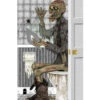 Skelettmotiv Toilettentür Dekofolie -Halloween Lieferungen verwesende leiche als klotuer dekoration halloween folien dekoration 25372