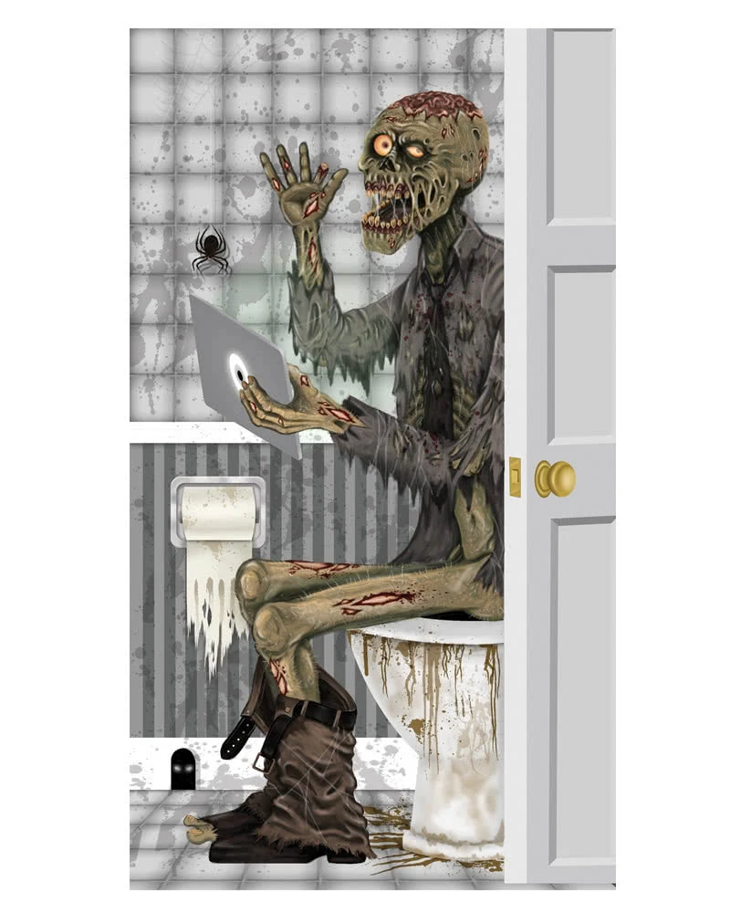 Skelettmotiv Toilettentür Dekofolie 2 Skelettmotiv Toilettentür Dekofolie