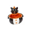 Vintage Süßigkeiten Schale Halloween Katze -Halloween Lieferungen vintage halloween katze suessigkeiten schale vintage halloween cat candy bowl trick or treat schuessel 54651