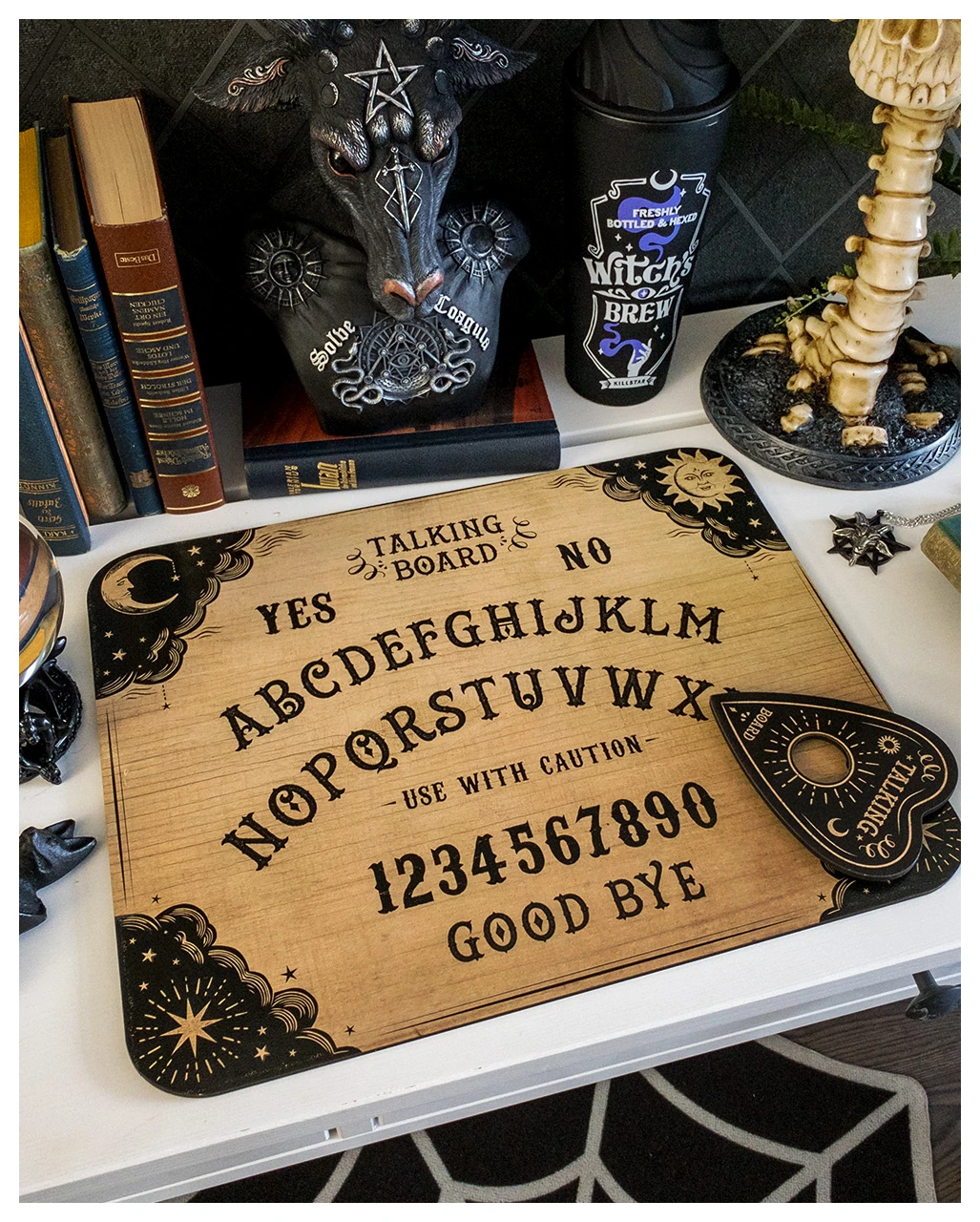Vintage Ouija Hexenbrett Mit Zeiger 6 Vintage Ouija Hexenbrett Mit Zeiger – Bild 4