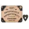 Vintage Ouija Hexenbrett Mit Zeiger -Halloween Lieferungen vintage ouija hexenbrett mit planchette vintage style ouija borad wicca und halloween merchandise und geschenkartikel 50790 3