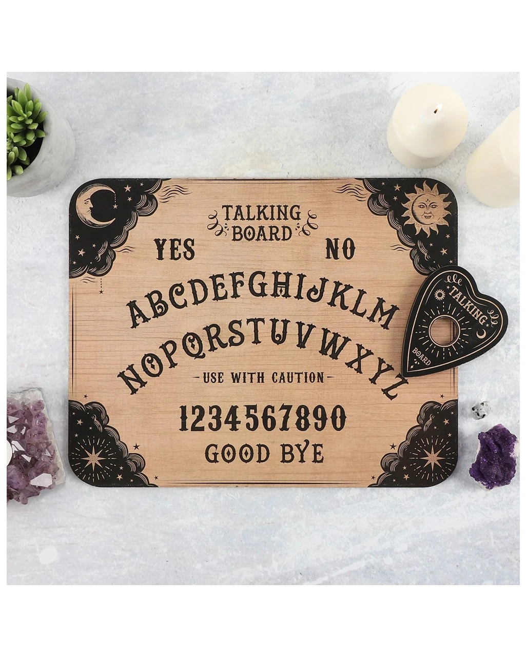 Vintage Ouija Hexenbrett Mit Zeiger 4 Vintage Ouija Hexenbrett Mit Zeiger – Bild 2