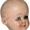 Antiker Puppenkopf 7,5cm -Halloween Lieferungen vintage puppenkopf vintage doll head halloween deko halloween decoration 54133 01