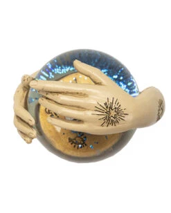 Hellseher Schneekugel Mit Auge 13cm -Halloween Lieferungen wahrsage kugel mit auge fortune teller globe with eye spirituelle deko okkulte deko 54739 03