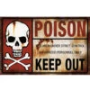 Poison Keep Out Warnschild 1 Poison Keep Out Warnschild -Halloween Lieferungen warnschild poison keep out halloween warnschild gift halloween dekoration 35886