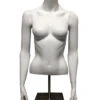 Weiblicher Schaufenster Oberkörper Weiß Mit Ständer 2 Weiblicher Schaufenster Oberkörper Weiß Mit Ständer -Halloween Lieferungen weiblicher schaufenster torso weiss mit bodenplatte female torso window mannequin halloween deko 50280 01