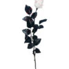 Weiße Rose Mit Blutspritzern -Halloween Lieferungen weisse rose mit blutspritzer weisse rose mit blutstropfen halloween deko gothic deko 36035 01