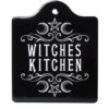 Witches Kitchen Schneidbrett & Servierplatte 1 Witches Kitchen Schneidbrett & Servierplatte -Halloween Lieferungen witches kitchen schneidbrett und servierplatte und untersetzer withces kitchen trivet alchemy england 51462