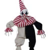 Wackelnder Killer Clown Hängefigur 80cm -Halloween Lieferungen zappelnder horror clown haengefigur fidgeting horror clown hanging figure halloween animatronics 53365