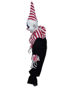 Wackelnder Killer Clown Hängefigur 80cm 6 Wackelnder Killer Clown Hängefigur 80cm -Halloween Lieferungen zappelnder horror clown haengefigur fidgeting horror clown hanging figure halloween animatronics 53365 2