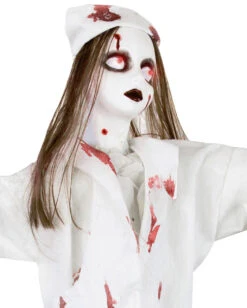 Animierte Zombie Krankenschwester 80cm -Halloween Lieferungen zombie krankenschwester animatronic zombie nurse animatronic halloween dekoration 52761 2